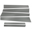 Edelstahl-schwarze Fenstersäulenabdeckungen für Mercedes S W221 2005–13