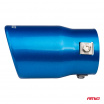 Endrohr aus blauem Edelstahl AMIO-04072