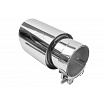 Endrohr 89mm Eingang 67mm Poliert