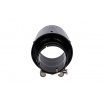 Endrohr 114mm Eingang 70mm Carbon Gloss