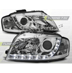 AUDI A3 (8P) 2003–08 KLARES FRONTLICHT, TAGESLICHT, LED, CHROM