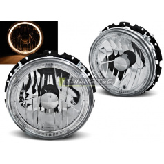 VW Golf 1 05.1974-07.1983 vordere klare Angel-Eyes-Chrom-Außenleuchten