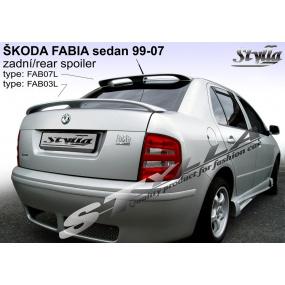 Skoda Fabia Limousine 1999+ Heckspoiler (EU-Homologation)