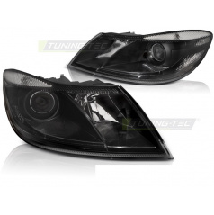 Skoda Octavia II 2009-12 Frontleuchten schwarz