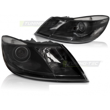 Skoda Octavia II 2009-12 Frontleuchten schwarz Skoda Octavia II 2009-12 Frontleuchten schwarz