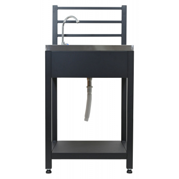 Modultisch mit Spüle TORINO 1 für Außenküche 60x47x123cm