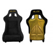 Sportstuhl SLIDE KS2 Premium Schwarzer Velours Goldener Glanz