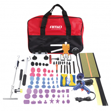 Großes Reparaturset für Karosseriedellen mit PDR-Tasche Großes Reparaturset für Karosseriedellen mit PDR-Tasche