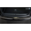 Edelstahlabdeckung - schwarzer Schwellenschutz für die hintere Stoßstange Peugeot 3008 II 2016-17