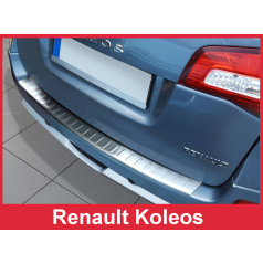 Edelstahlabdeckung - Schwellenschutz für die hintere Stoßstange Renault Koleos I 2008-16