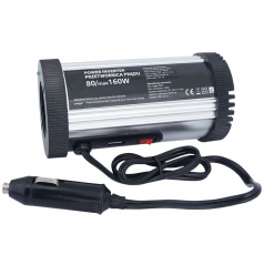 Spannungsadapter (von 12 auf 230V 160W) + USB 1A