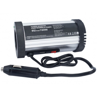 Spannungsadapter (von 12 auf 230V 160W) + USB 1A Spannungsadapter (von 12 auf 230V 160W) + USB 1A