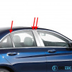 Fenstersäulenabdeckungen aus Edelstahl für die Mercedes W205 Limousine 2014-21