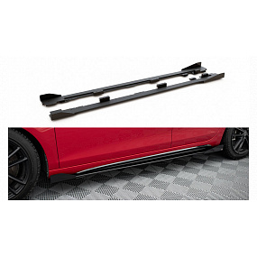 Dokładka Volkswagen Golf VI GTI Progi Racing Black + Gloss Flaps Dokładka Volkswagen Golf VI GTI Progi Racing Black + Gloss Flaps