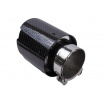 Endrohr 101mm Eingang 76mm Carbon Gloss
