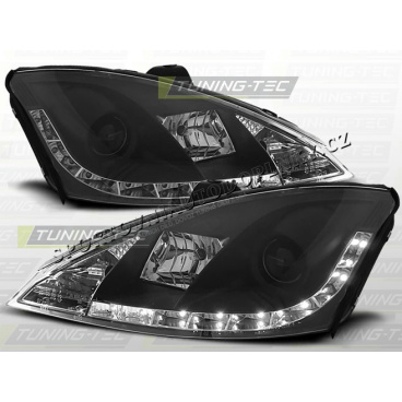 FORD FOCUS MK1 1998–01 FRONT CLEAR LIGHTS DAYLIGHT LED BLACKVehicle Parts & Accessories, Car Parts, External Lights & Indicators!