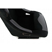 Sporthartschale A1 RACING RACE PLUS aus schwarzem Velours
