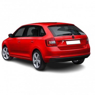 Edelstahl polierter hinterer Kofferraumgriff Omtec Škoda Rapid Spaceback 2013+ Edelstahl polierter hinterer Kofferraumgriff Omtec Škoda Rapid Spaceback 2013+