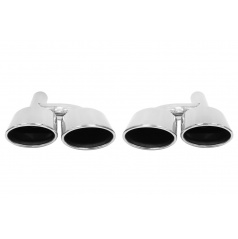 Endrohr 126x74mm Eingang 51mm Mercedes C63 AMG