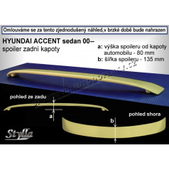 HYUNDAI ACCENT LIMOUSINE (00+) Heckspoiler. Hauben HA6L