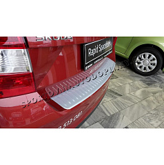 Škoda Rapid SpaceBack - Schutzblech für die hintere Stoßstange ALU LOOK - KI-R