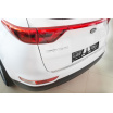 Edelstahlabdeckung zum Schutz der Schwelle der hinteren Stoßstange Kia Sportage IV 2016+