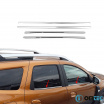 Edelstahl-Fensterleisten Omtec Dacia Duster 2018+ poliertes Design 4-tlg