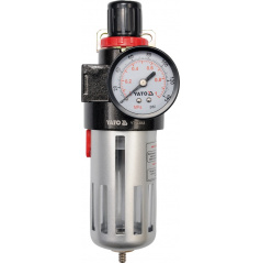 Luftdruckregler 1/2", max. 0,93 MPa, mit Filter (90 ccm)