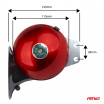 Hupensignalhorn Set 2 Stk. rot 125 mm 12V AMIO-04075