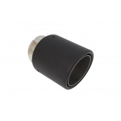 Endstück des Schalldämpfers 101mm Eingang 76mm Carbon Matt