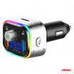 FM-Autotransmitter 2×USB-A 1×USB-C microSD 12V 24V AMIO-04652