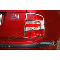 Škoda Fabia Rücklichtrahmen – Kombi, Limousine – Chrom (Bjv. bis 8/2004)