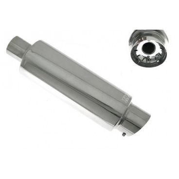TurboWorks Sportauspuff, lange runde Spitze 90 mm, Einlass 60 mm