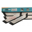 Kia Rio III 2011+ Einstiegsleisten im RS6 BRUSHED Design von OMTEC
