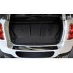 Edelstahlabdeckung – schwarzer Schwellenschutz für die hintere Stoßstange Mini Countryman 2010–14