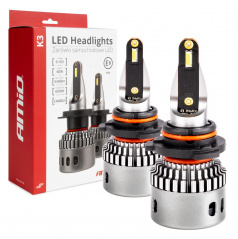 LED-Hauptscheinwerfer K3 HB3/HIR1 9011/H10 12V 6000K Canbus AMIO-03687
