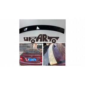 Hinterer Flügel Mercedes-Benz C W204 Glänzend Schwarz Hinterer Flügel Mercedes-Benz C W204 Glänzend Schwarz