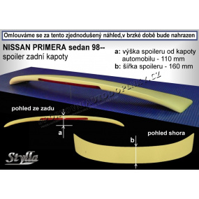 NISSAN PRIMERA SEDAN (98-01) Heckspoiler. Hauben NISSAN PRIMERA SEDAN (98-01) Heckspoiler. Hauben