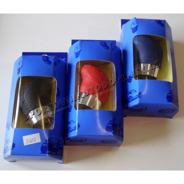 Schalthebelkopf Ergo Plus Leder, verschiedene Farben mit Ring Schalthebelkopf Ergo Plus Leder, verschiedene Farben mit Ring