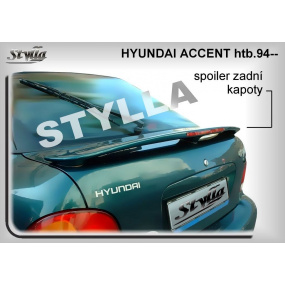 Hyundai Accent 3D/5D htb 1994+ Heckhaubenspoiler (EU-Homologation) Hyundai Accent 3D/5D htb 1994+ Heckhaubenspoiler (EU-Homologation)