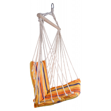Hängematte zum Sitzen 95x50cm rot-orange