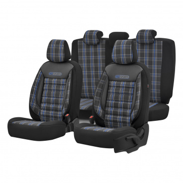 Luxuriöse Universal-Autoabdeckung GTI SPORT grau Luxuriöse Universal-Autoabdeckung GTI SPORT grau
