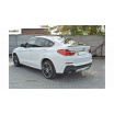 Spoiler BMW X4 G02 M-Pack Heck Gloss Black