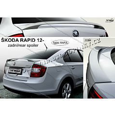Škoda Rapid 2012- Heckspoiler (EU-Homologation)