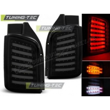 VW T5 04.2003-2009 / 2010- LED-Heckleuchten, rauchschwarze LED VW T5 04.2003-2009 / 2010- LED-Heckleuchten, rauchschwarze LED