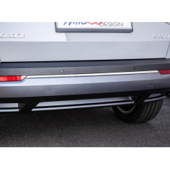 Hintere Stoßstange – Edelstahl – Škoda Karoq vonv. 2017