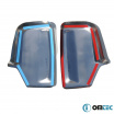 Edelstahl-Spiegelabdeckungen Omtec VW Crafter, MB Sprinter 2006-18