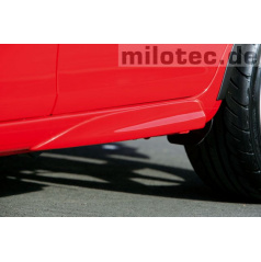 Heckschwellerverbreiterungen, ABS-schwarz, Škoda Fabia II