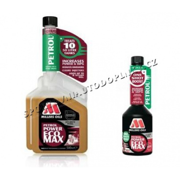 Millers Petrol Power ECOMAX – zusätzlicher Zusatz zu Benzin Millers Petrol Power ECOMAX – zusätzlicher Zusatz zu Benzin