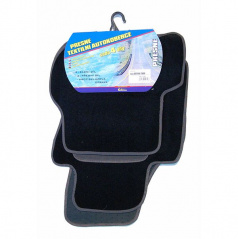 Textilteppiche schwarz 4 Stück - Škoda Octavia 2 2008+